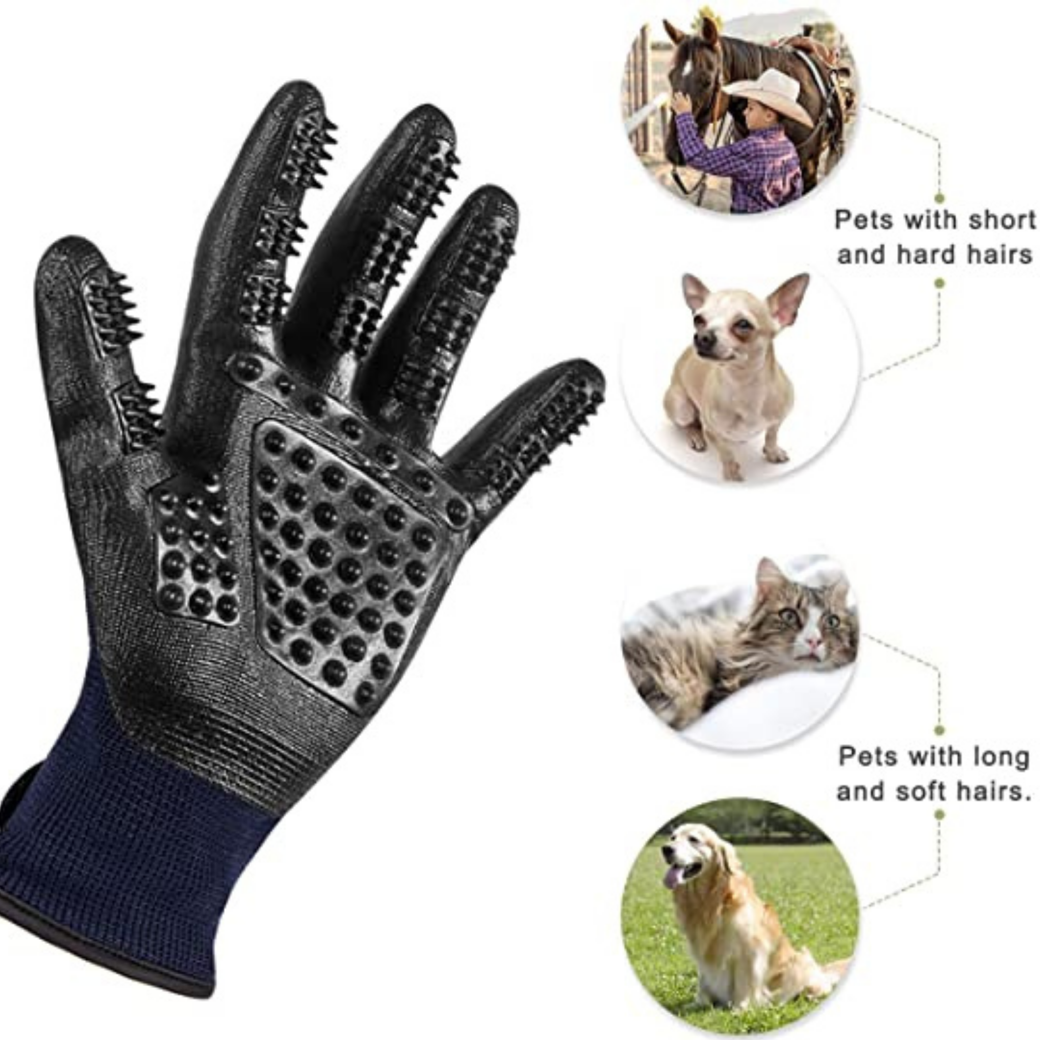 Dog Grooming Gloves - Wet Nose Buddy